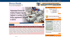 Desktop Screenshot of districthealthstat.com