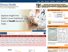 Tablet Screenshot of districthealthstat.com